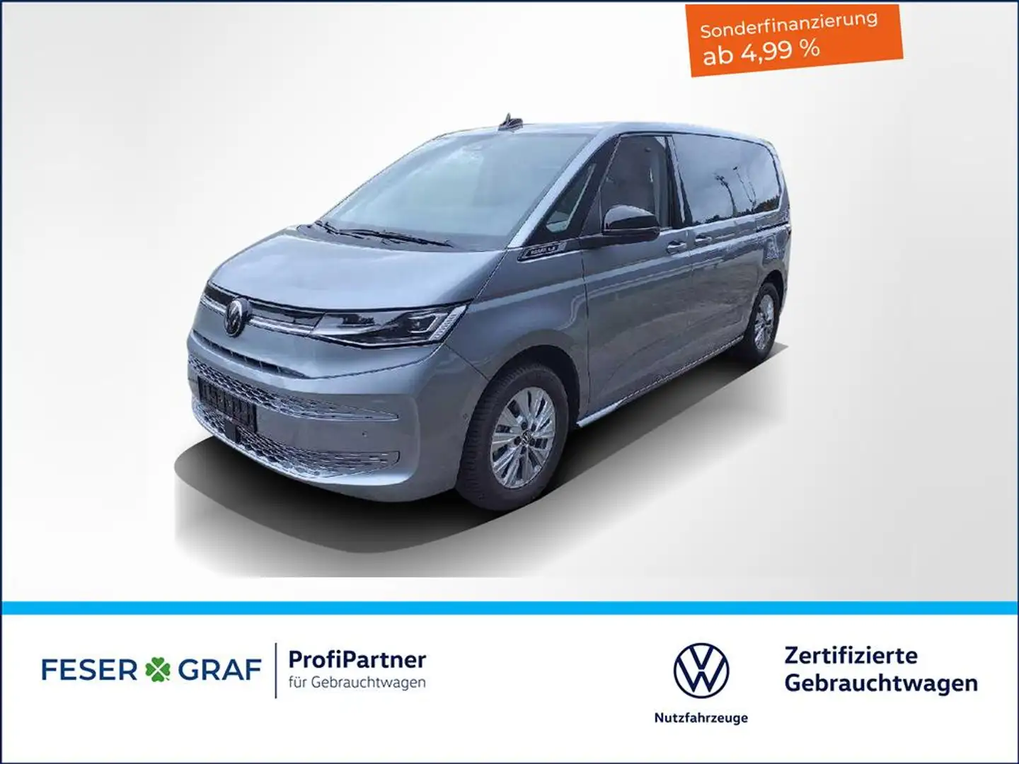 Volkswagen T7 Multivan 2.0TSI Life 7Sitze AHK ACC Rückfahrkamera Pano Plateado - 1