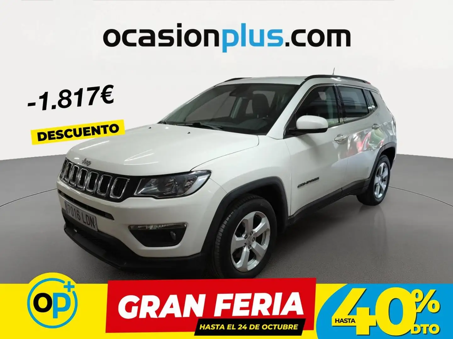 Jeep Compass 1.6 Mjt Longitude 4x2 Blanco - 1