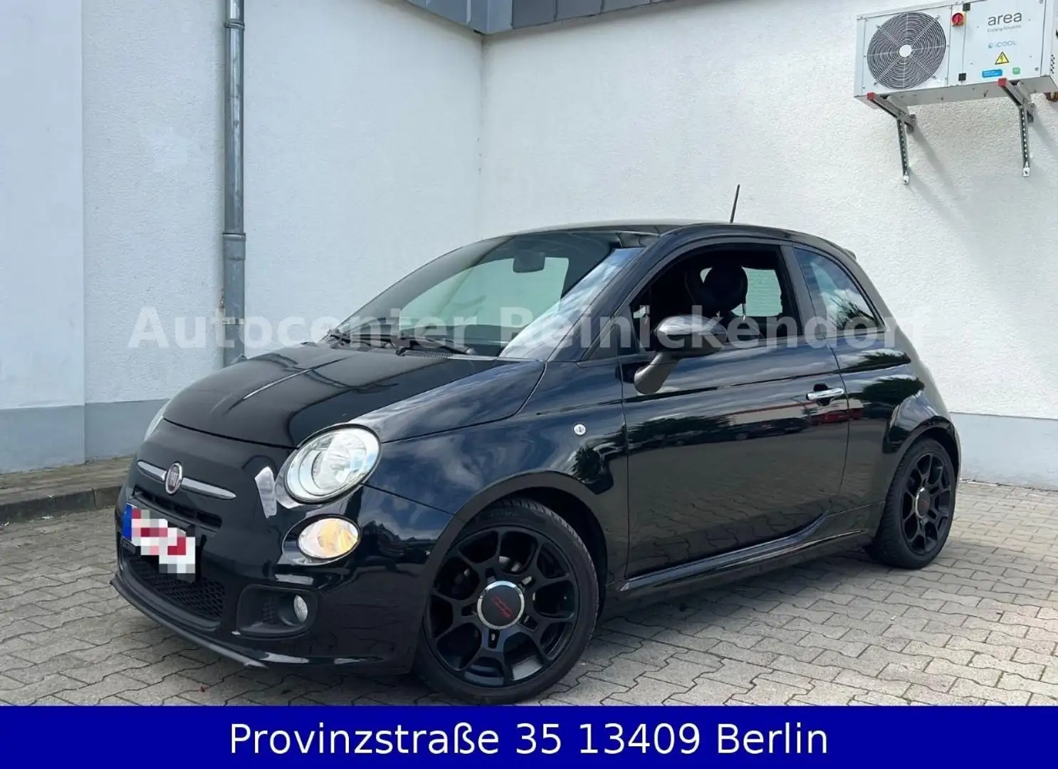 Fiat 500 S Sport *Klima+Leder+Euro6* *ZAHNRIEMEN NEU* Schwarz - 1