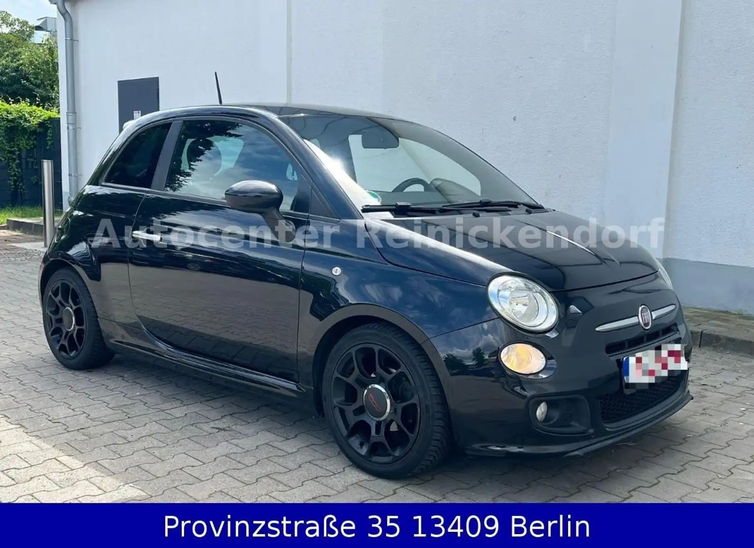 Fiat 500 S Sport *Klima+Leder+Euro6* *ZAHNRIEMEN NEU* Schwarz - 2