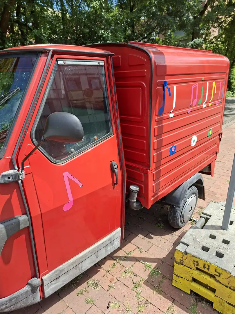 Piaggio Ape Ape 50 Europe Kasten, der kleine Transporter Rot - 2