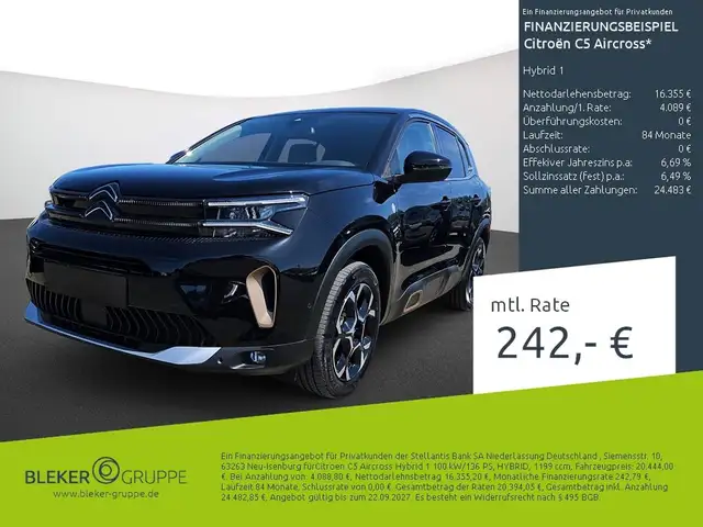 2024 Citroen C5 Aircross in Black for sale