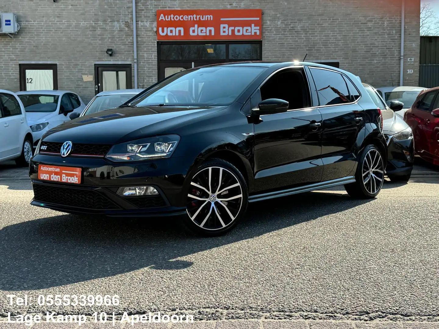 Volkswagen Polo GTI 1.8 TSI 192Pk 5Drs Xenon/Led Stoelverwarming Pdc V Чорний - 1