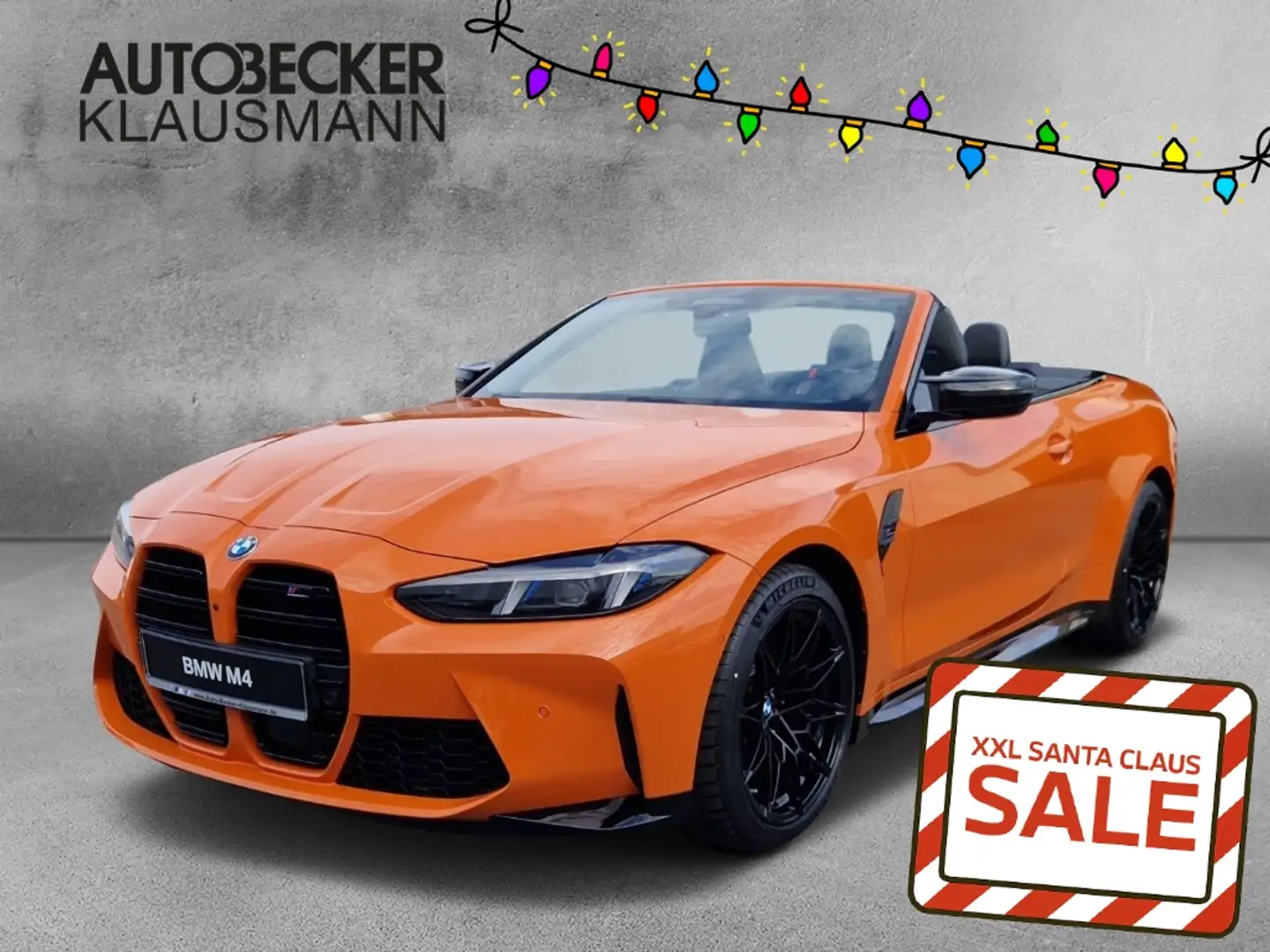BMW M4 xDrive Competition Cabrio JUBILÄUMSANGEBOT Orange - 1