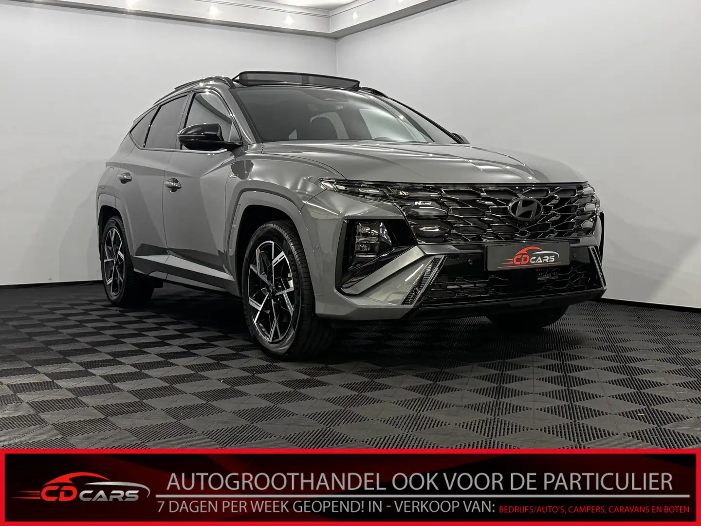 Hyundai TUCSON 1.6 T-GDI PHEV N Line Sky Plug-in 252 PK Nieuwe mo Grijs - 1