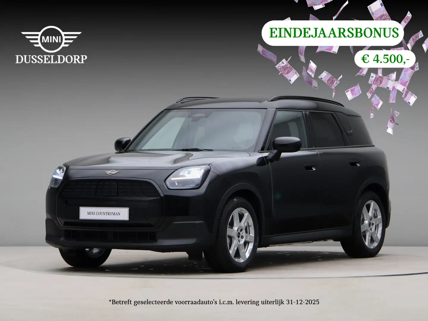 MINI Countryman E Blackyard Pakket XS PRIVATE LEASE EUR 531,- (48 mn Schwarz - 1