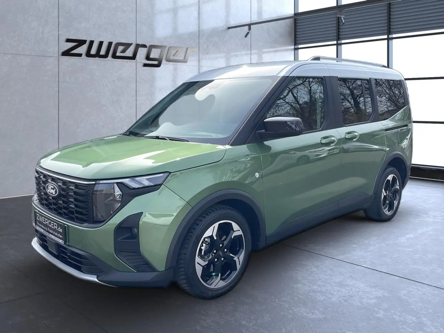 Ford Tourneo Courier Active Navi Kamera Tempomat PDC DA Grün - 2