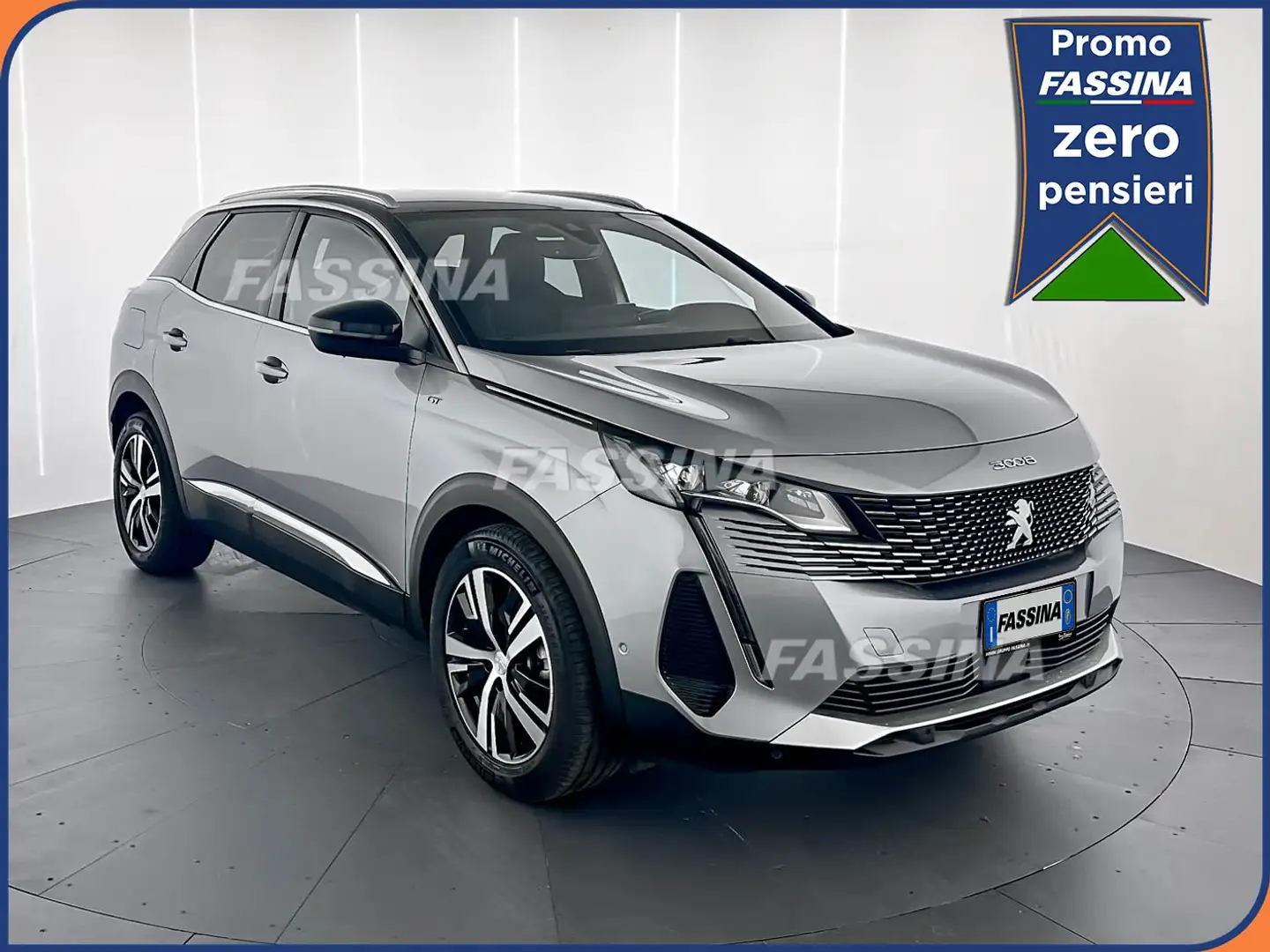 Peugeot 3008 PureTech Turbo 130 GT Grau - 1