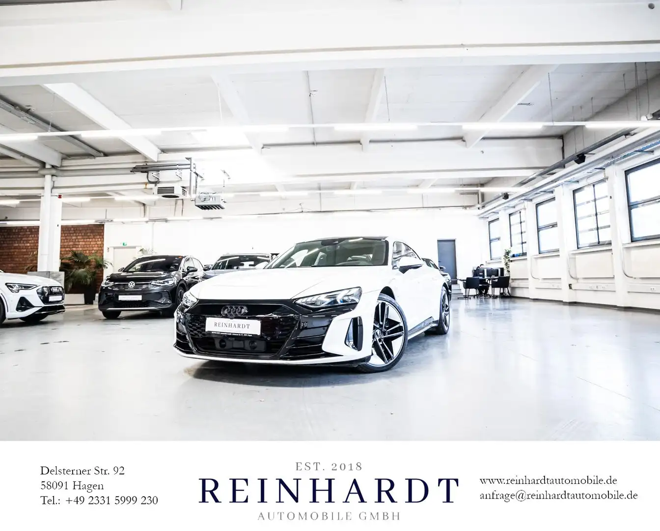 Audi e-tron GT BLACK/21Z/LASER/ACC/HuD/PANO/B&O/360° Weiß - 1