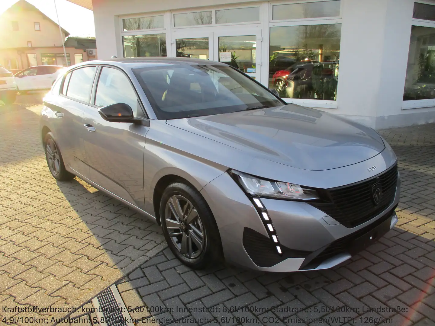 Peugeot 308 Active Pack PT 130"Mirror Screen, SHZ" Gris - 1