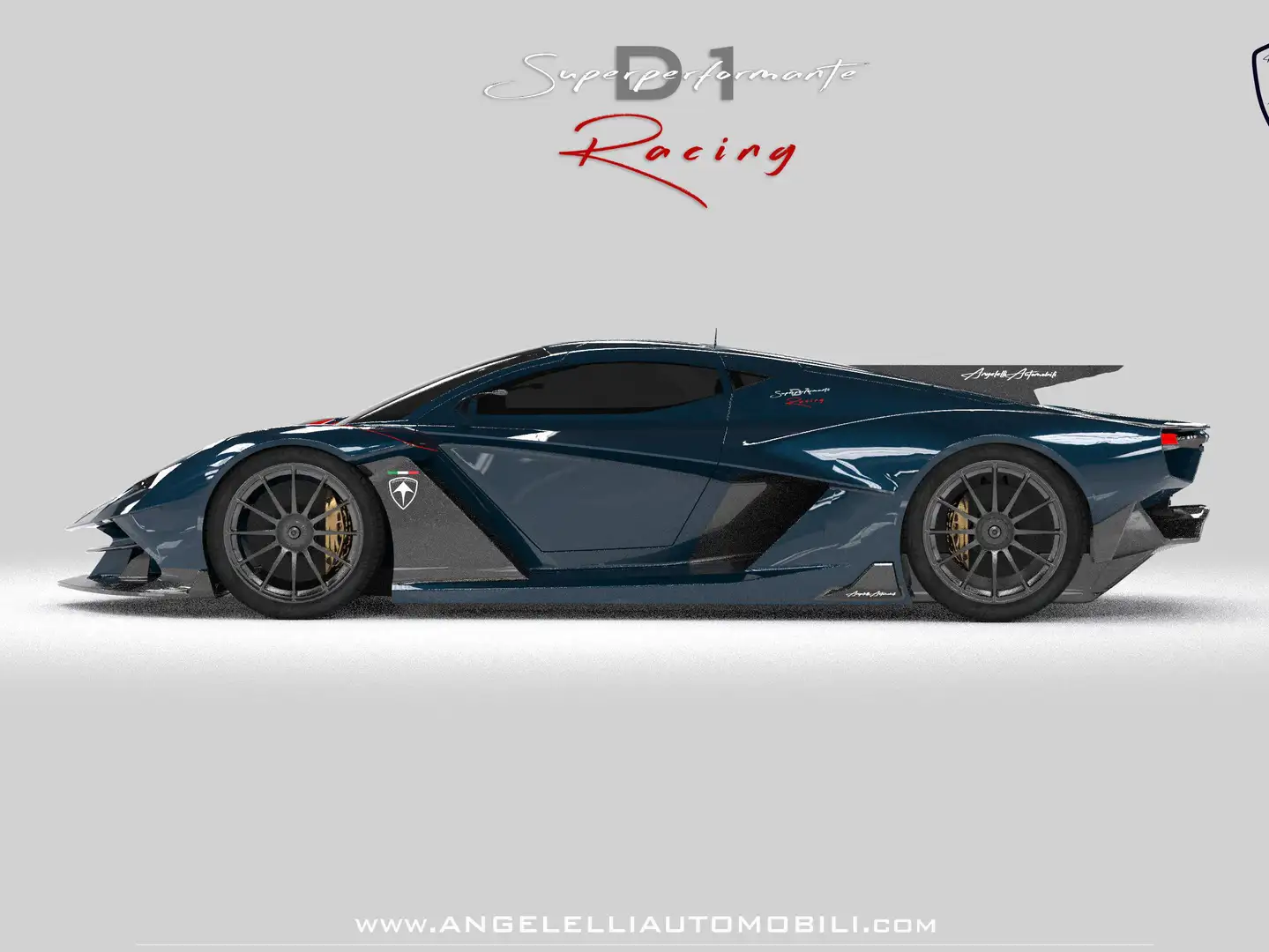 Angelelli Automobili D-1 S Hypercar Stradale Blu/Azzurro - 2