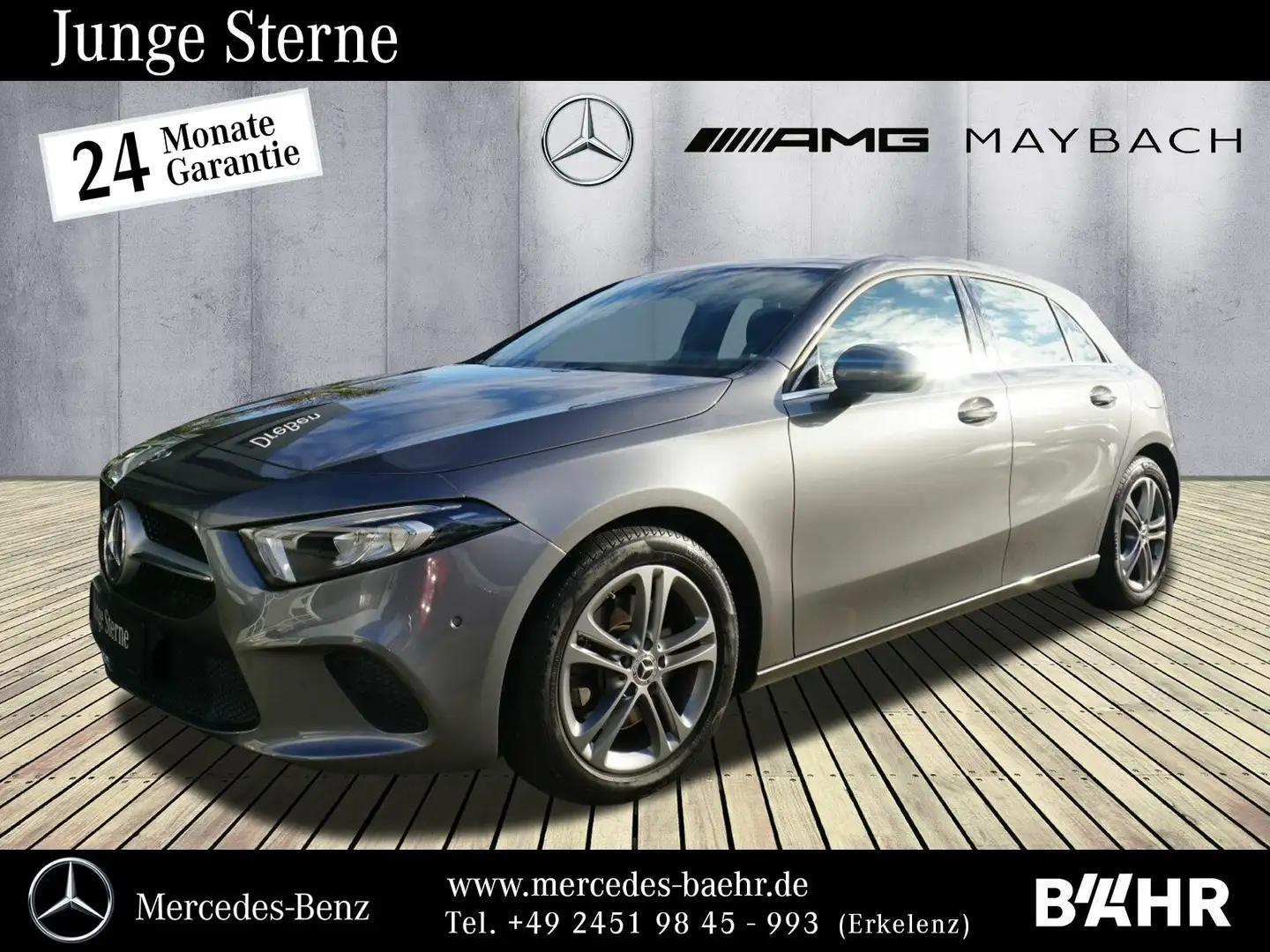Mercedes-Benz A 220 A 220 d Style/MBUX-Navi/LED/SHZ/Parktronic/LMR17 Grijs - 1