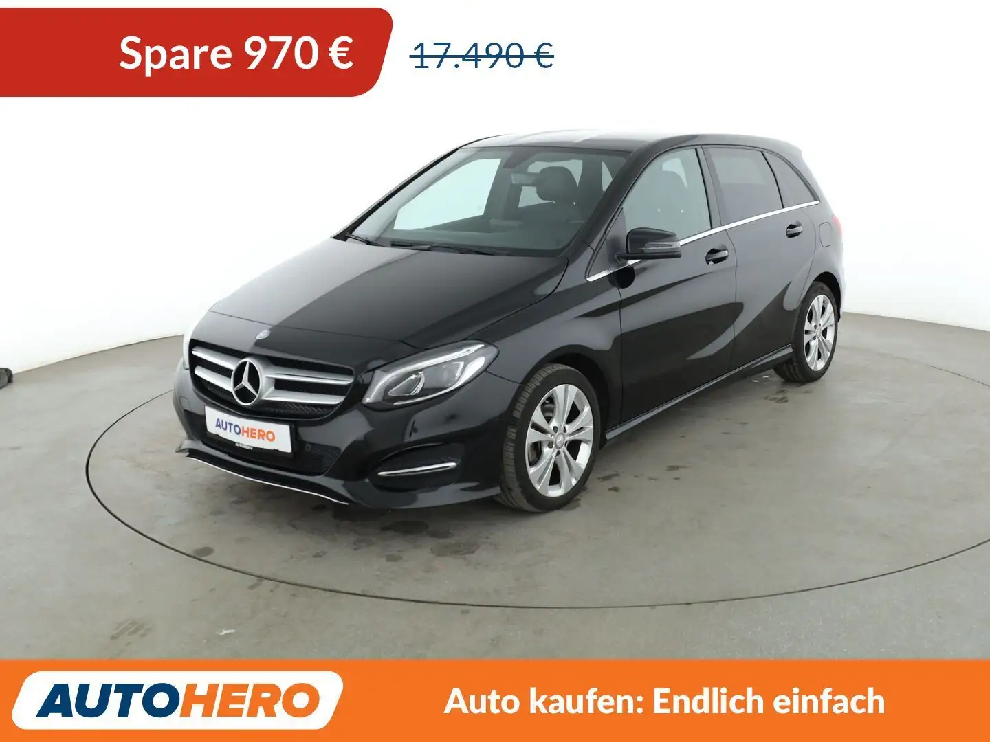 Mercedes-Benz B 180 B 180 Urban Aut.*NAVI*LED*TEMPO*CAM*PDC* Schwarz - 1