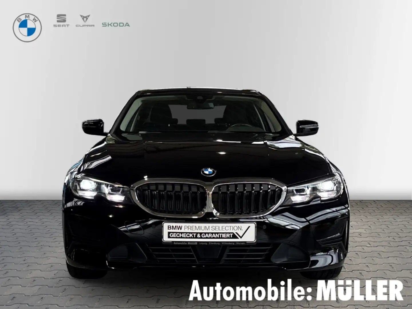 BMW 318 i Limousine Park-Assistent AHK-klappbar Navi Digit Noir - 2