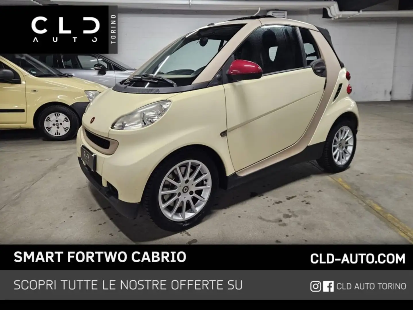 smart forTwo 1000 52 kW cabrio passion Giallo - 1