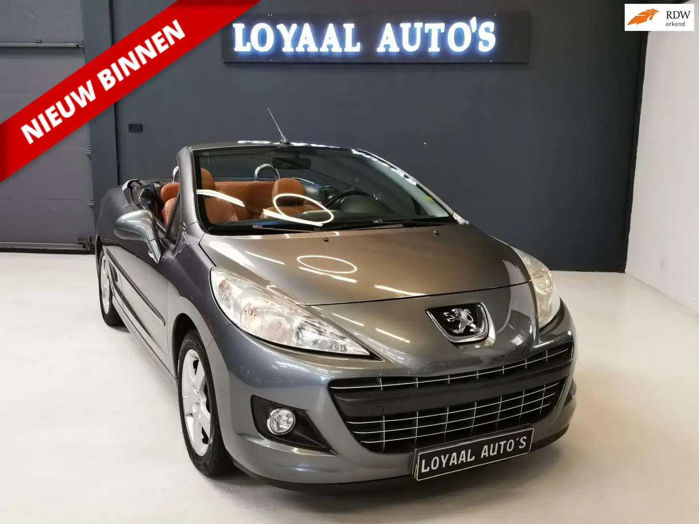 Peugeot 207 CC 1.6 VTi | AIRCO | LEDER | ELEK.RAMEN | APK. Grijs - 1