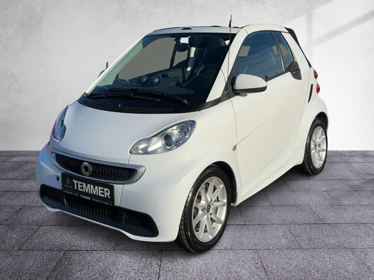 smart forTwo Cabrio Mhd Leder Shz Blanc - 2