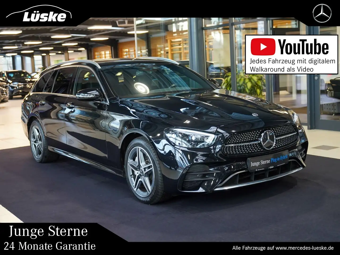Mercedes-Benz E 300 E 300 de T AMG Line Fahrassistenz MULTIBEAM AHK Schwarz - 1