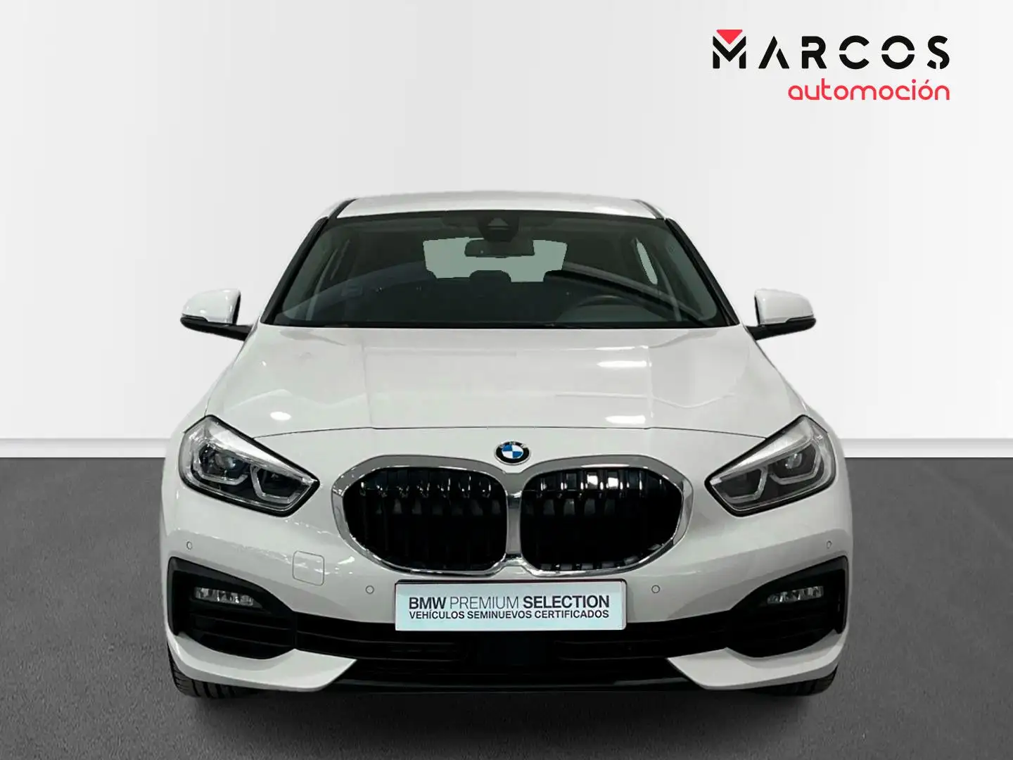BMW 118 118dA Business Blanc - 2