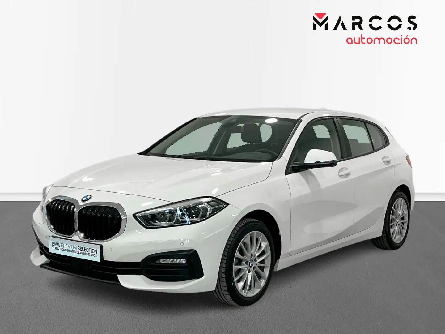 BMW 118 118dA Business Blanc - 1