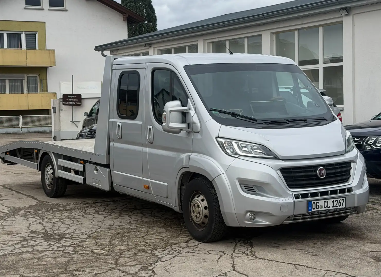 Fiat Ducato Transporter 150PS*AHK*LED*Webasto*Voll Silber - 1