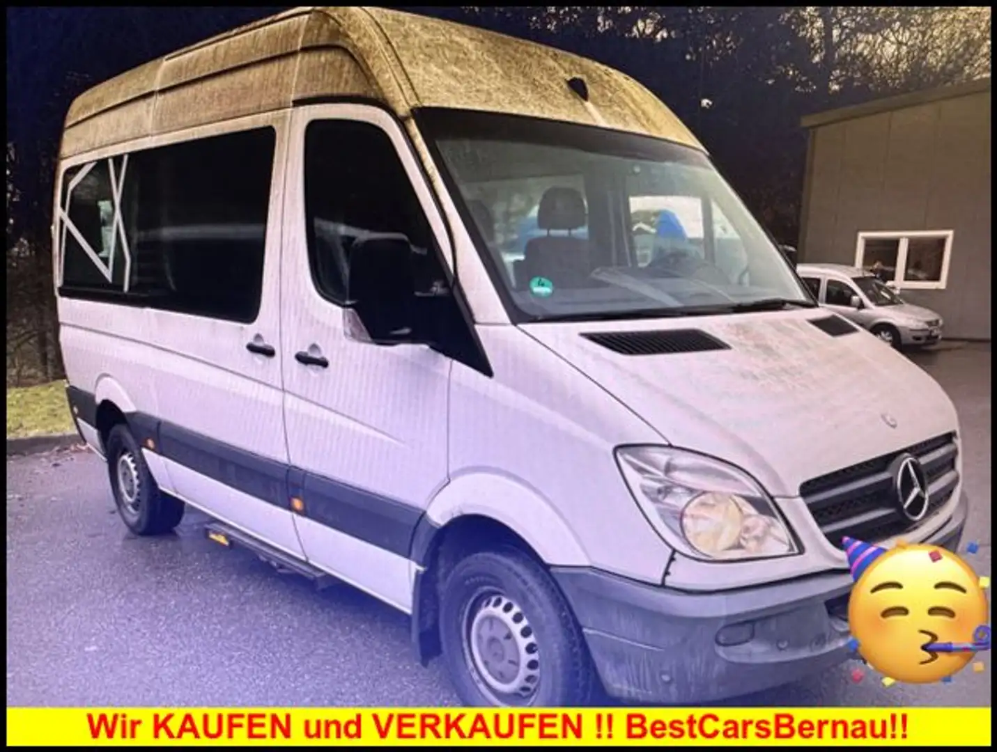 Mercedes-Benz Sprinter 311 CDI Klima 9-Sitzer+Rollstuhlrampe H2L3 Weiß - 1