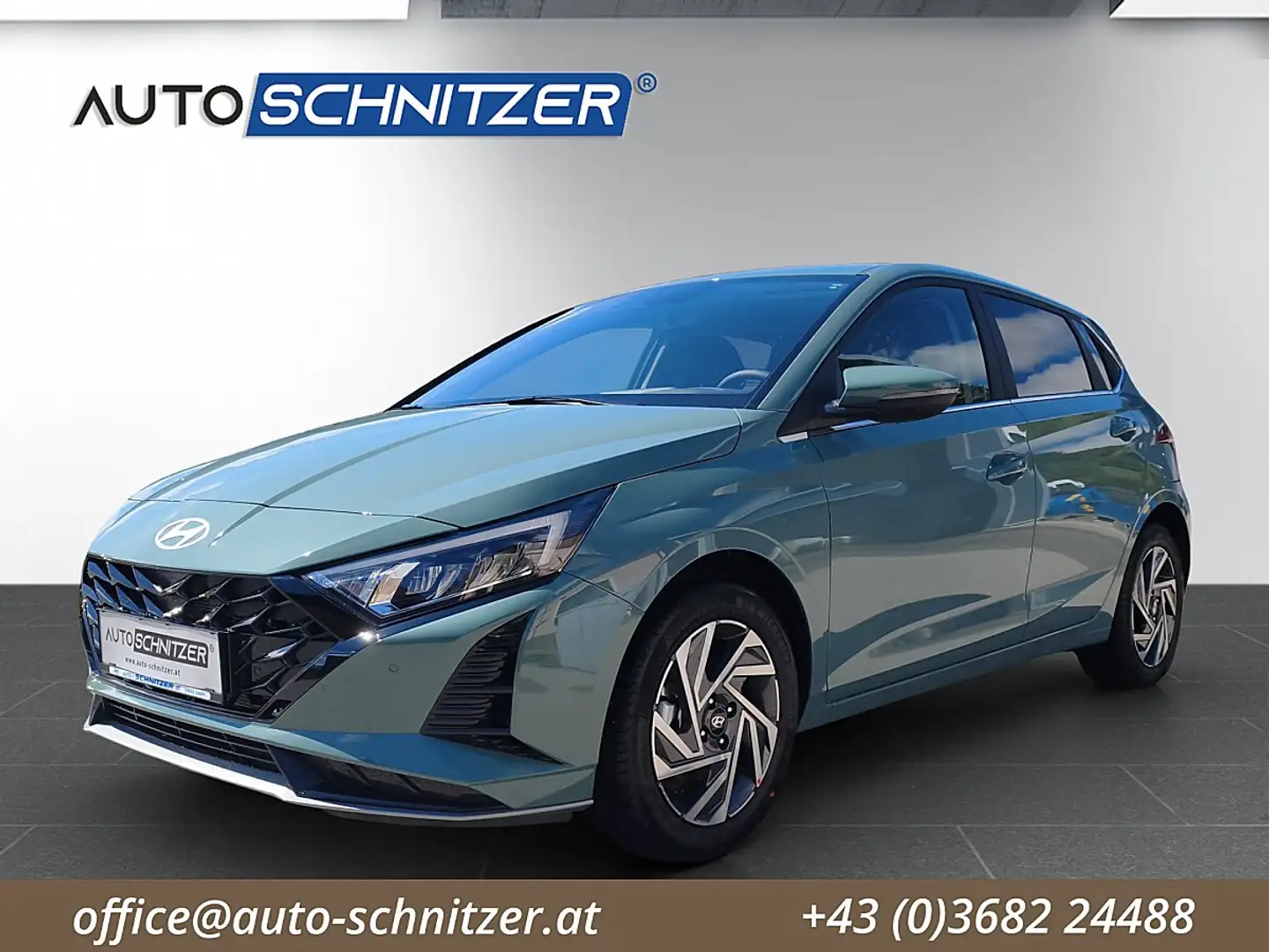 Hyundai i20 1,0 T-GDI GO Plus - P4 Grün - 1