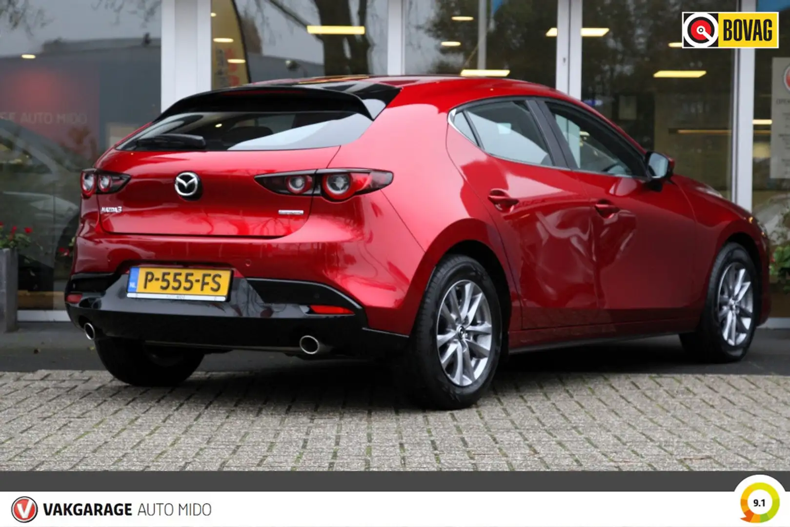 Mazda 3 2.0 SkyActiv G AUTOMAAT Comfort -Leer- -NLD auto- Rot - 2