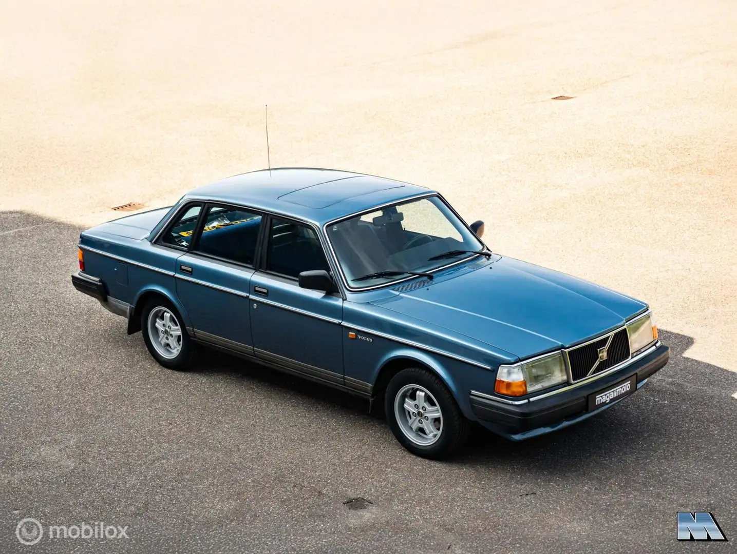 Volvo 240 2.3 GL AUT 1987 l |Weinig kilometers l Zeer netjes Blauw - 2