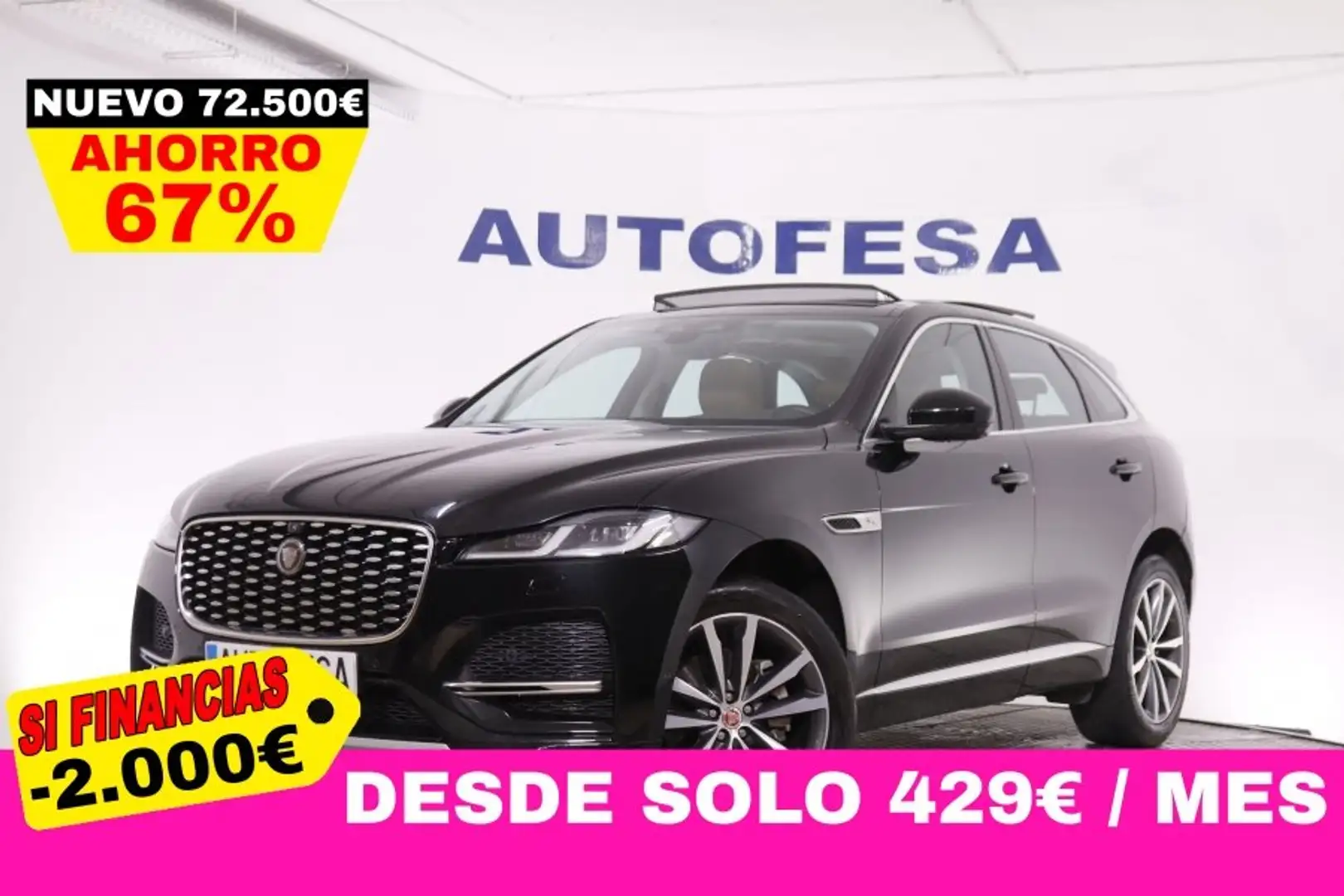 Jaguar F-Pace 2.0 D MHEV AWD AUTO S 204CV 5P # EXTRAS POR VALOR Negro - 1
