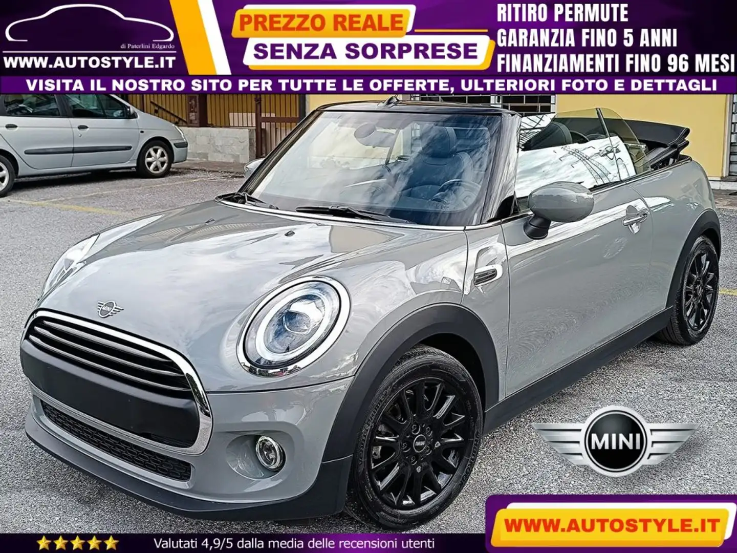 MINI One Cabrio 1.5 F57 102Cv Серый - 1