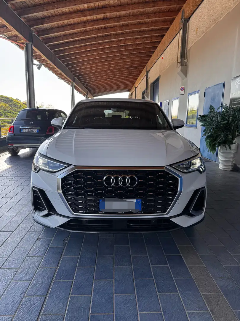 Audi Q3 sportback 2.0 TDI S LINE garanzia fino al 2028! Bianco - 1