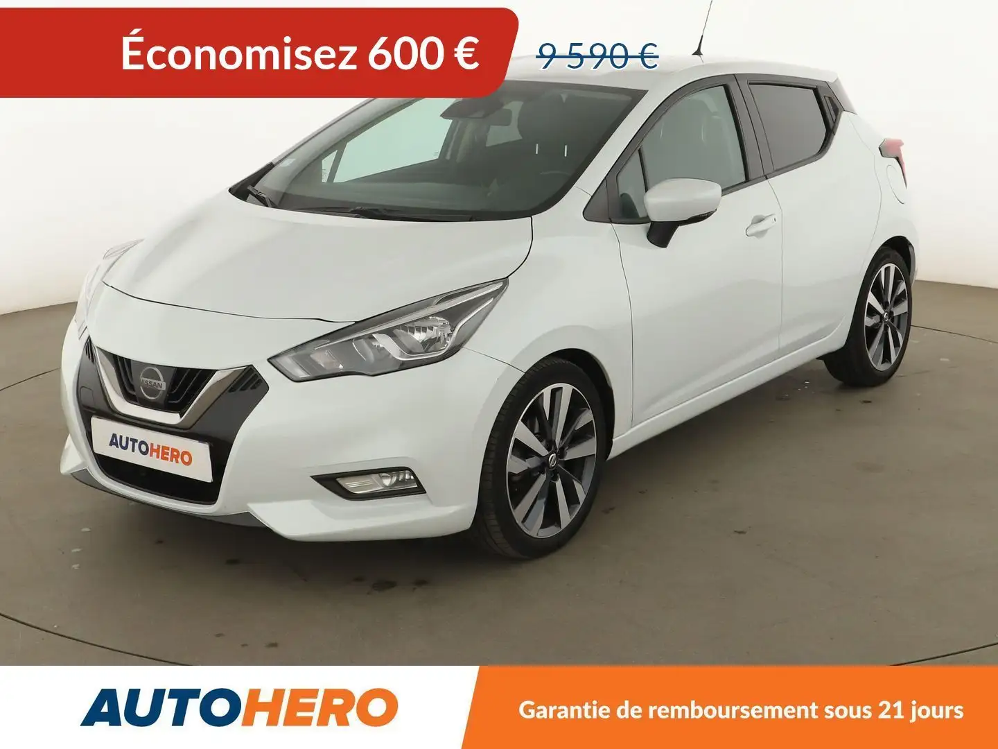 Nissan Micra 0.9 IG-T Tekna Blanc - 1