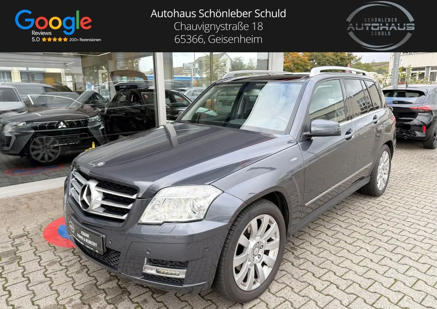 Mercedes-Benz GLK 350 CDI 4Matic *V6*PANO*AHK*NAVI*SCHECKHEFT* Grau - 1
