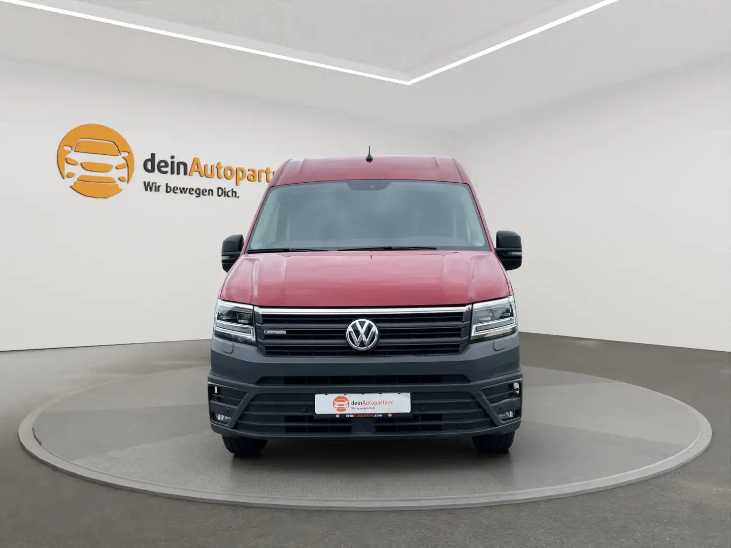 Volkswagen Crafter e-Crafter Kasten MR Hochdach NAVI/LED/RFK/PDC/TEMP Piros - 2