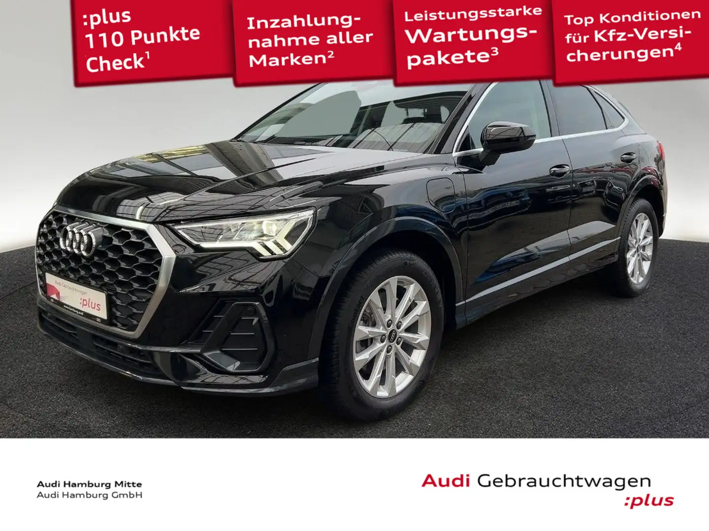 Audi Q3 45 TFSI e S tronic Navi LED Sitzhzg Schwarz - 1
