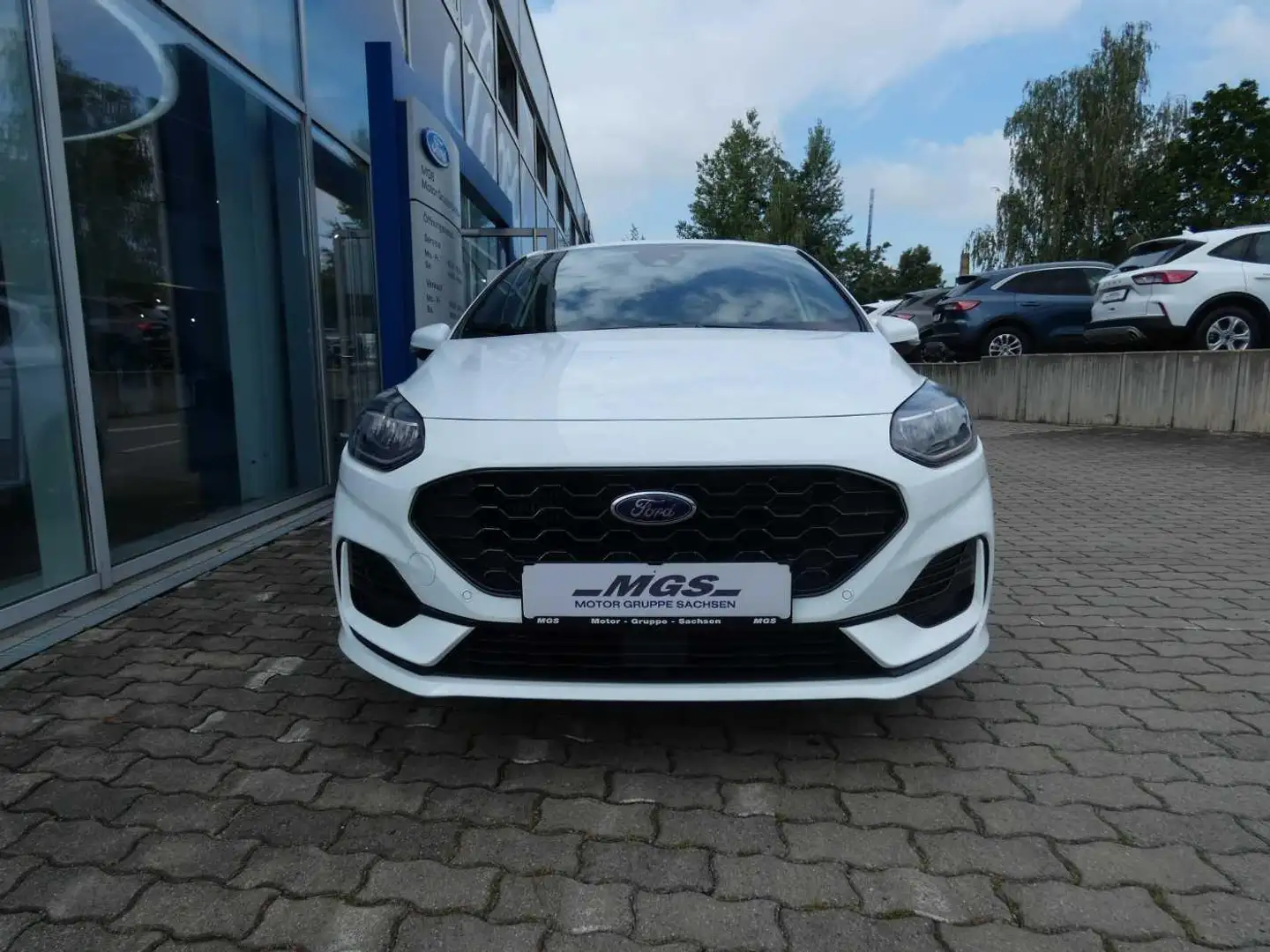 Ford Fiesta 1.0 EB MHEV Aut. ST-LINE X #LED #NAVI #DAB+ # KAM Weiß - 2