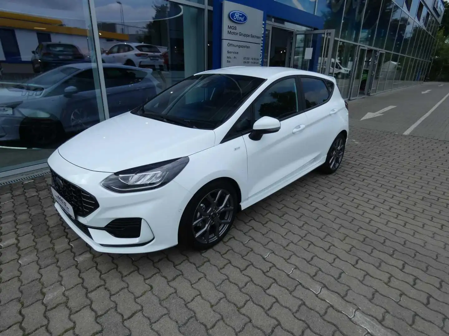 Ford Fiesta 1.0 EB MHEV Aut. ST-LINE X #LED #NAVI #DAB+ # KAM Weiß - 1