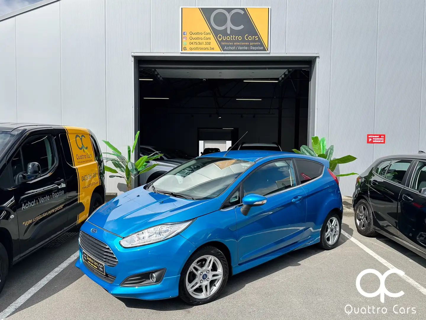 Ford Fiesta 1.0i 80ch Pack sport - Full service - Garantie Blauw - 1