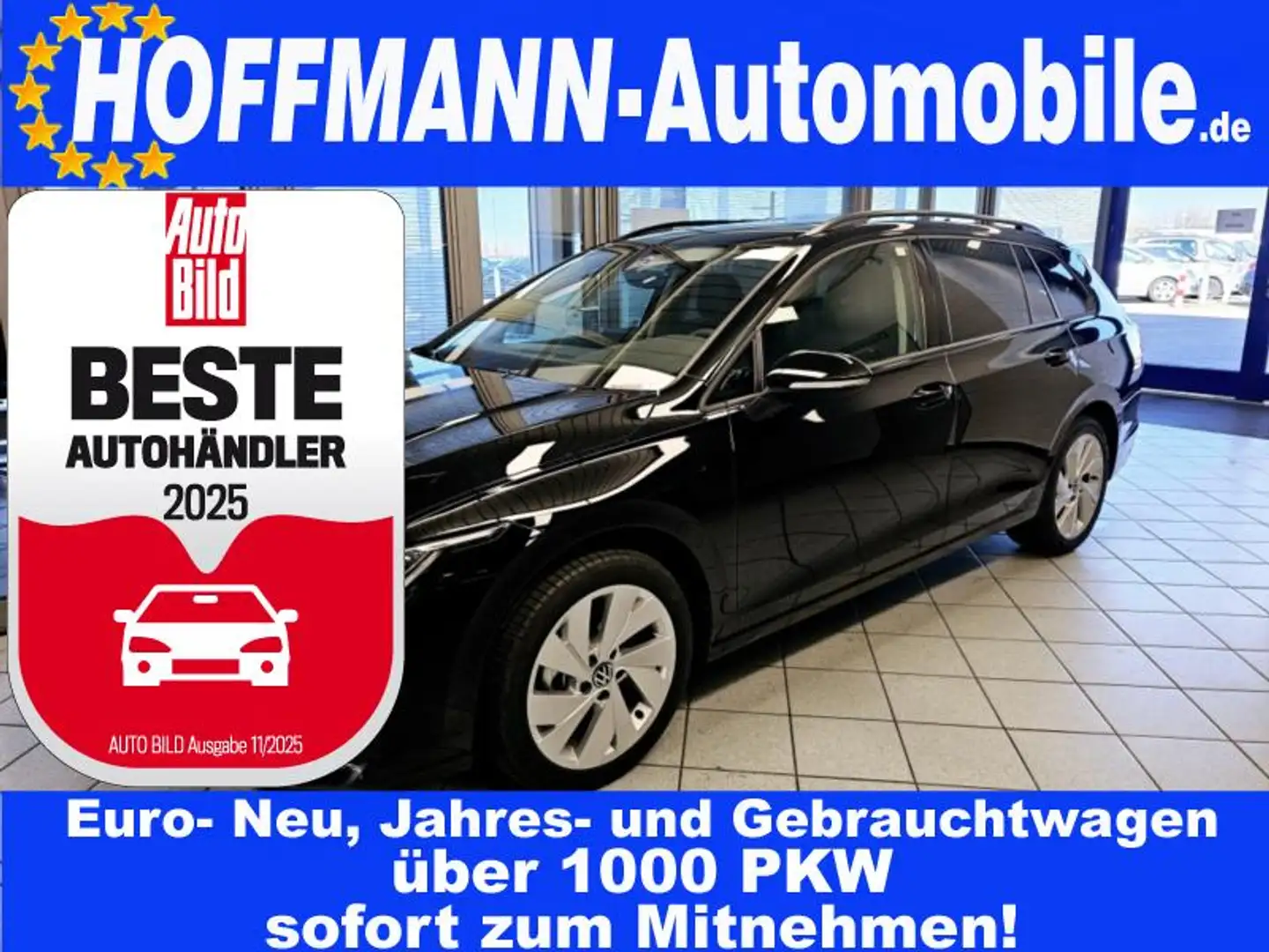 Volkswagen Golf Variant Life AHK,Climatr,Kamera,ACC,SHZ,LED Fekete - 1