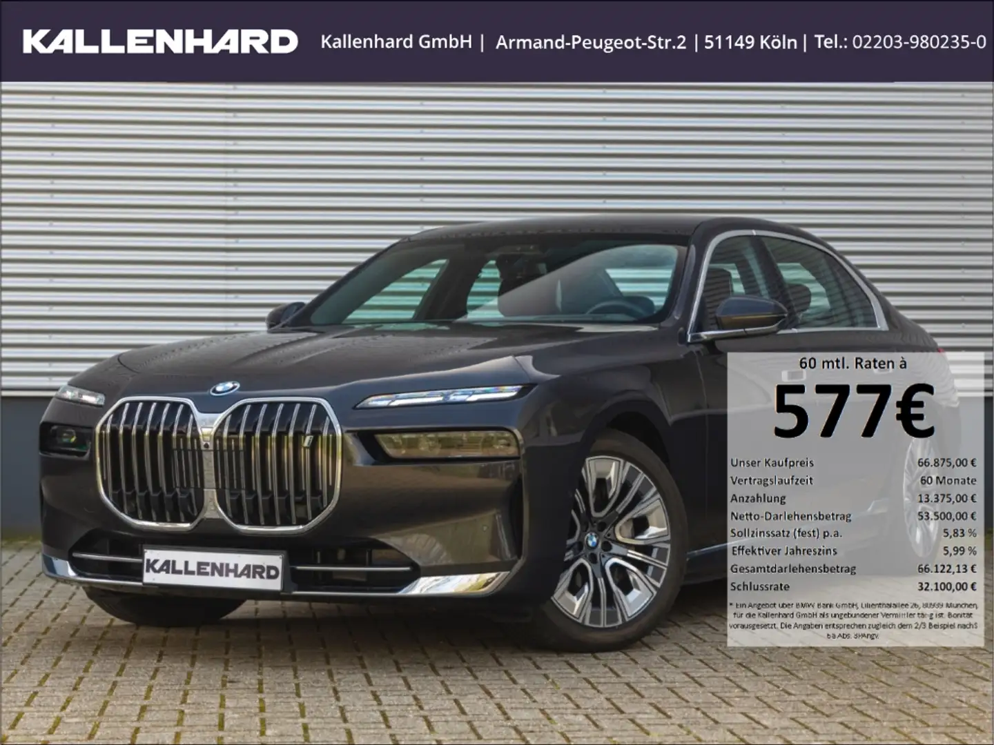 BMW i7 xDrive 60 Design Pure Excellence-Bowers&Wilkins Grau - 1