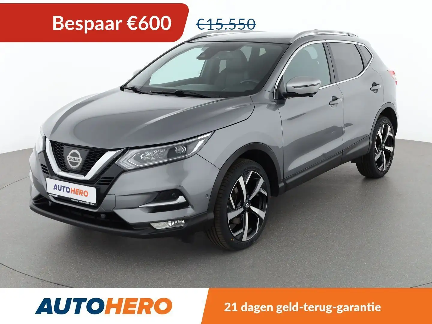 Nissan Qashqai 1.2 Tekna Grijs - 1