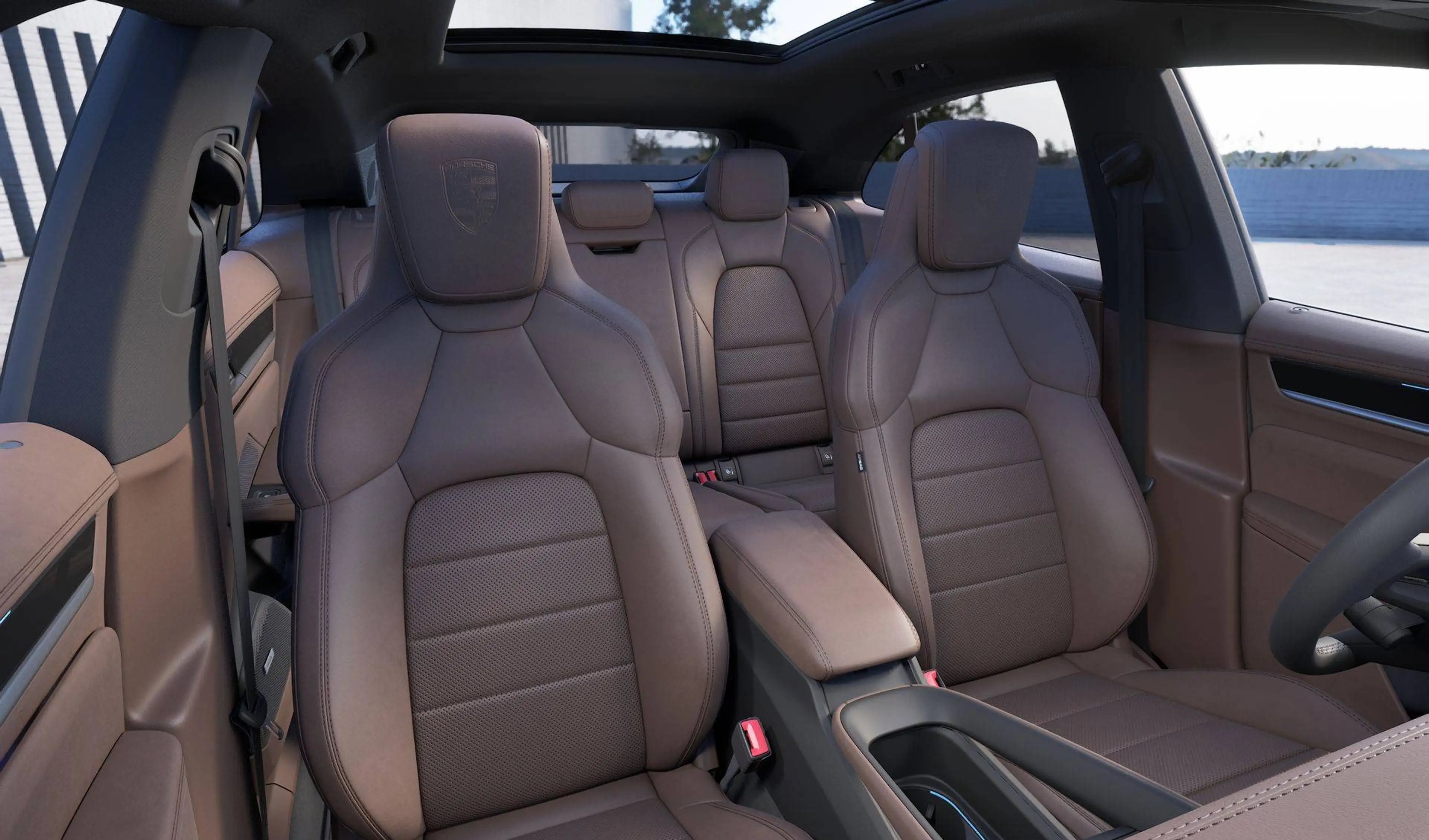 Porsche Macan 4S EV/Aventurine Green-Truffle Brown/Pano/BOSE/22"/Innodrive/Sport Chrono/Top! — photo 10
