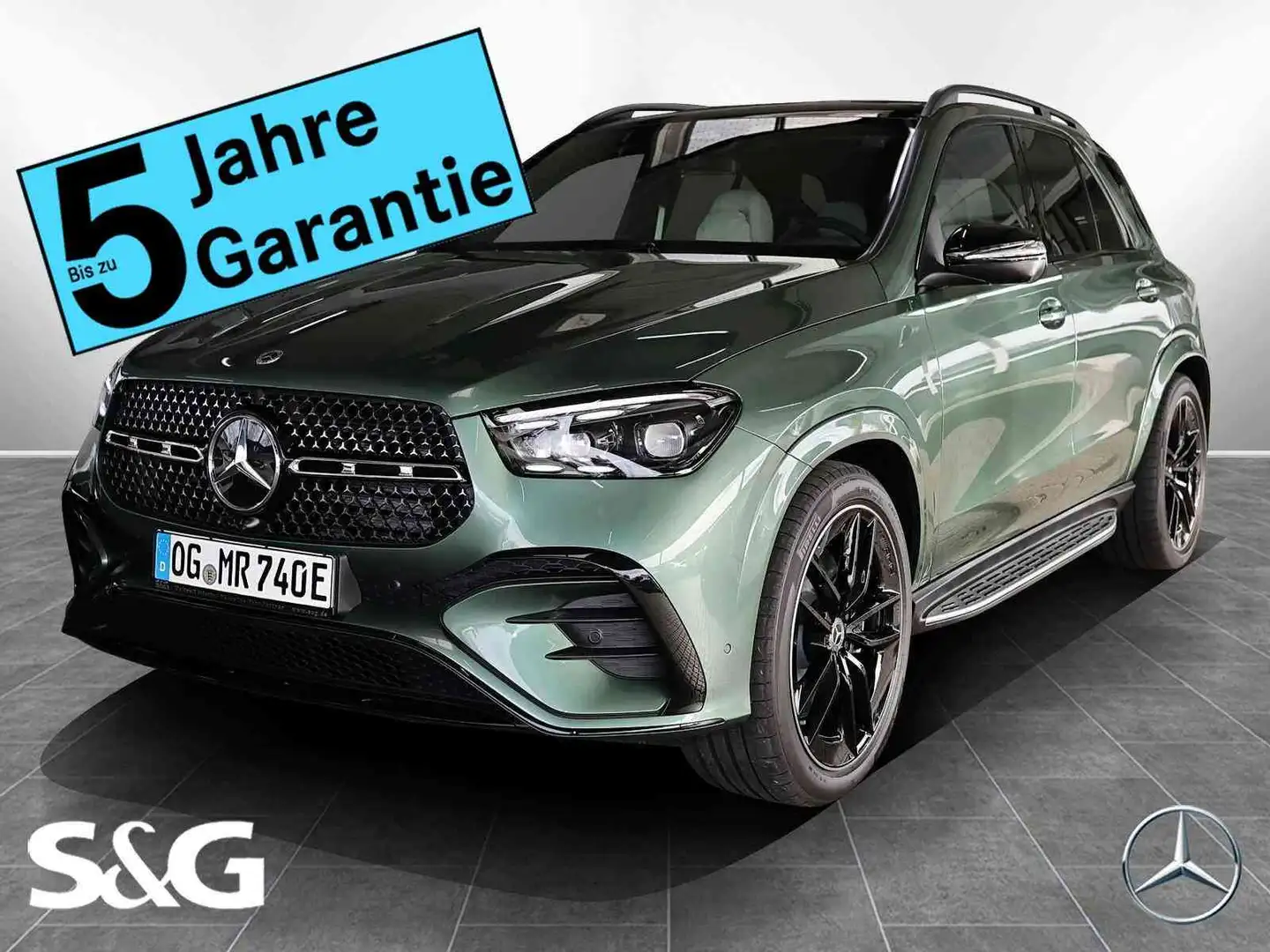 Mercedes-Benz GLE 400 e 4M AMG 360°+M-LED+AHK+Night+Standhz. Vert - 1