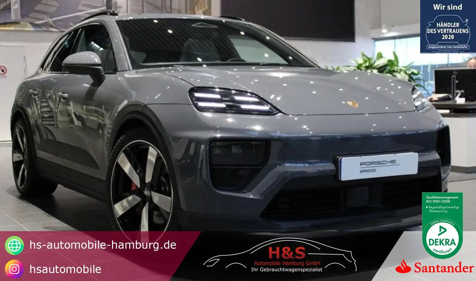 Porsche Macan Electric 4S Grau - 1
