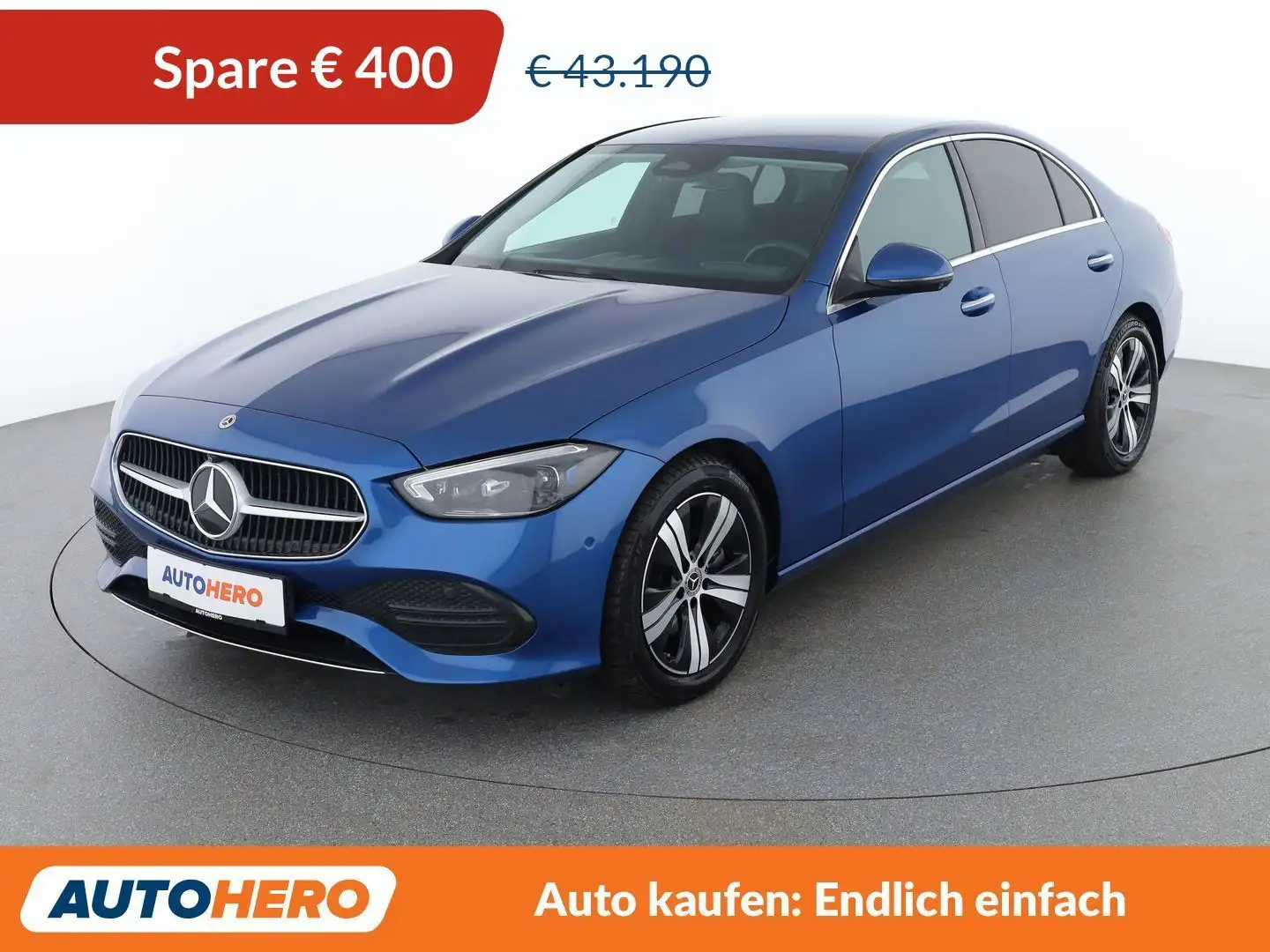 Mercedes-Benz C 220 C 220 d Mild-Hybrid 4Matic Avantgarde Blau - 1
