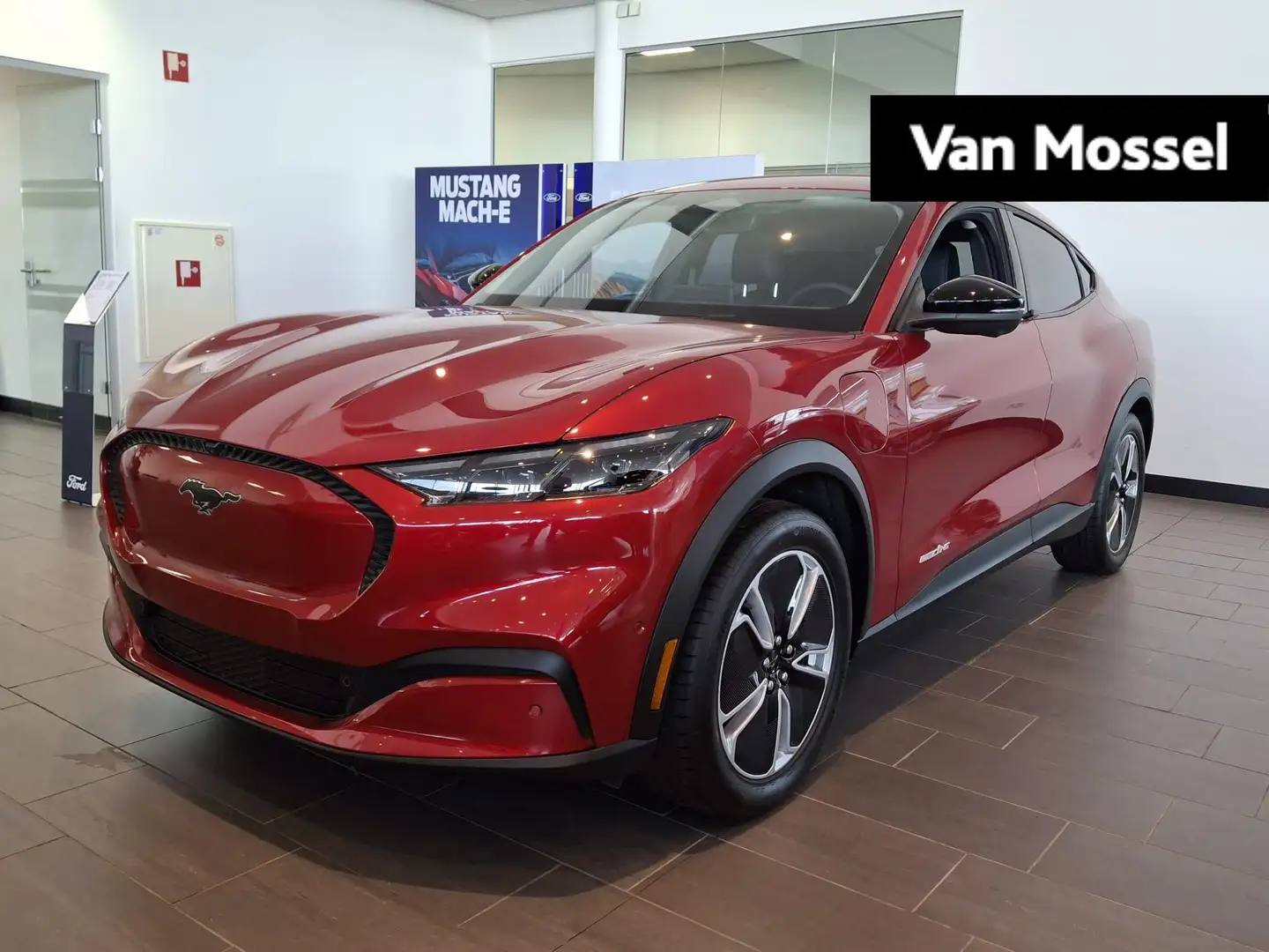 Ford Mustang Mach-E Standard RWD 75 kWh | Voorraad | 269PK | Volledig Rouge - 1