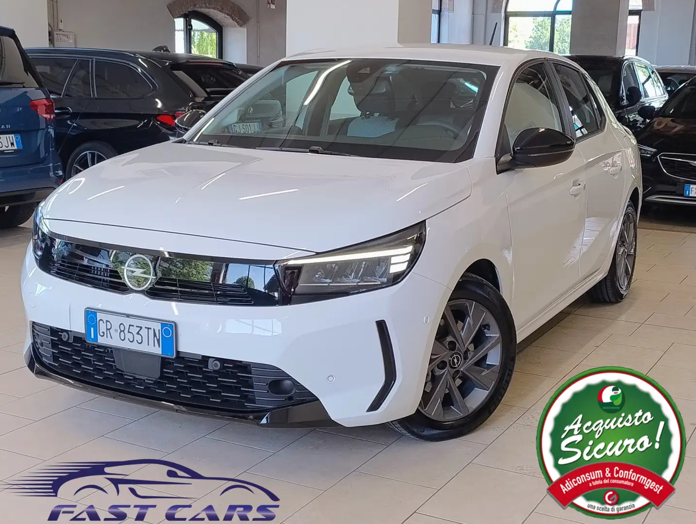 Opel Corsa Corsa 1.2 s&s -NO VINCOLI- CARPLAY CAMERA LED Bianco - 1