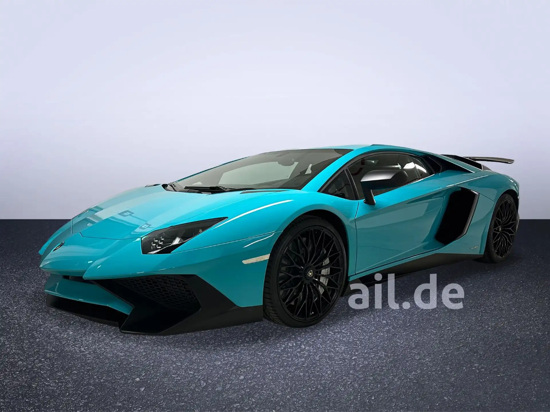 람보르기니 아벤타도르 2015 청록 사진 1
