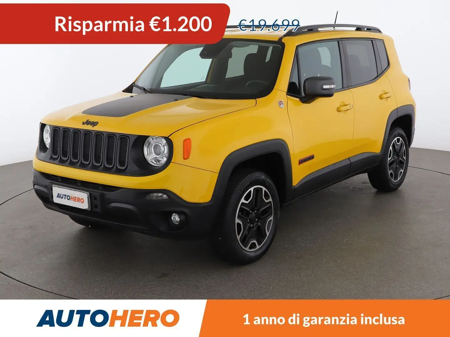 Jeep Renegade 2.0 M-Jet Trailhawk 170CV 4WD Active Drive Amarillo - 1